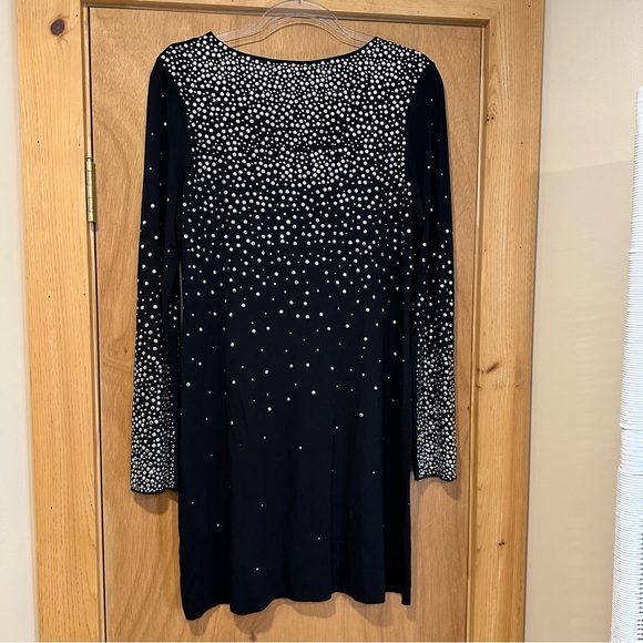 NWT Cynthia Steffe studded Ponte Knit Shift Dress L - Picture 6 of 6